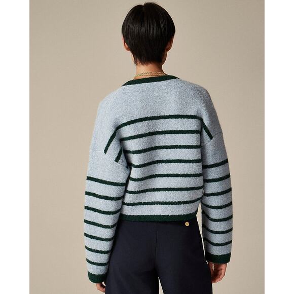 J.Crew Patch Pocket Lady Jacket In Double Faced Wool - XL - Ice Blue - Picture 3 of 4